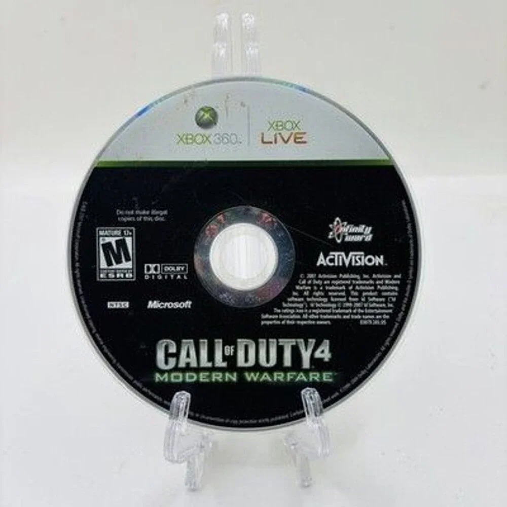 Call of Duty 4 Modern Warfare (Microsoft Xbox 360, Activision Infinity Ward)